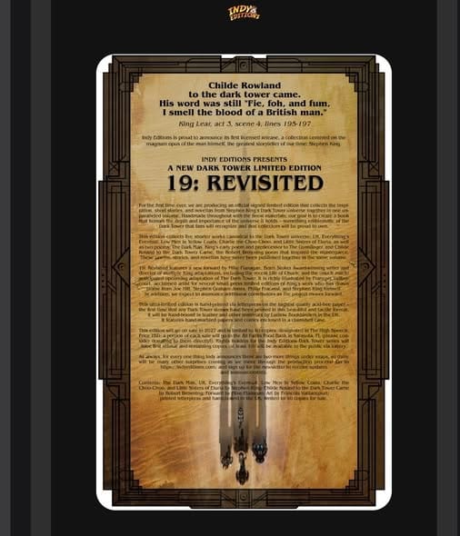 Indy Editions 19 Revisited